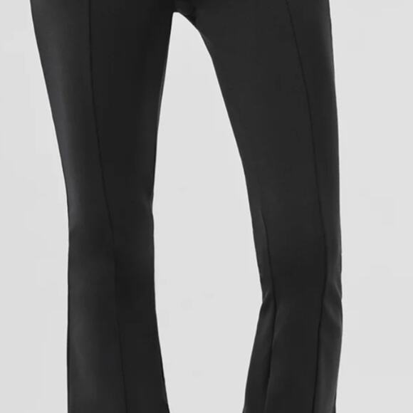Alo Yoga Black Women's High-Waist Zip It Flare Legging Sz M - Picture 5 of 16